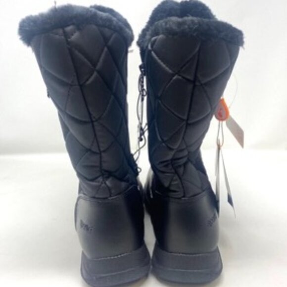 Sporto Janet Thermolite Waterproof Winter Boot Zipper Black Size 6 - Picture 3 of 6